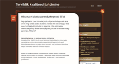 Desktop Screenshot of kvaliteedijuhtimine.eu